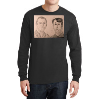 Peep Show Icature Poster 70s (1) Long Sleeve Shirts | Artistshot