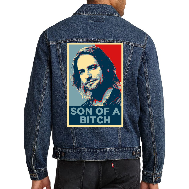 Sawyer Jameslost Son Of A Poster Men Denim Jacket | Artistshot