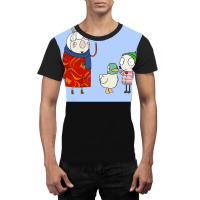 Scarf Lady Sarah And Duck Poster Yellow Graphic T-shirt | Artistshot