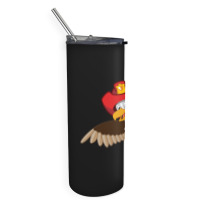 American Bald Eagle Chibi Anime Firefighter Skinny Tumbler | Artistshot