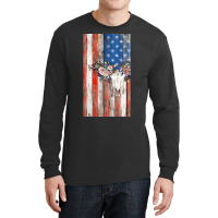 American Flag Aztec Bull Skull Cowgirl Rodeo Boho Girl Long Sleeve Shirts | Artistshot