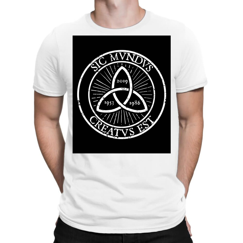 Sic Mvndvs Creatvs Est Poster Blue T-shirt | Artistshot