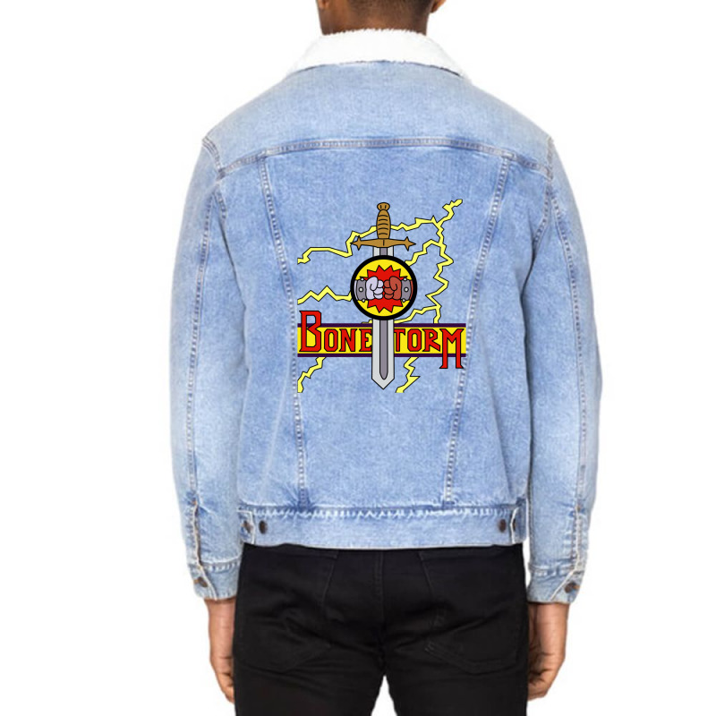 Bonestorm Clear Unisex Sherpa-lined Denim Jacket | Artistshot