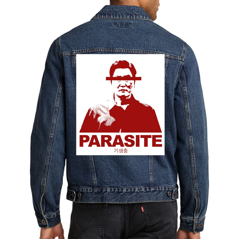 Parasite Screenprint Style   Active Nostalgia Summer Men Denim Jacket by chiniyankeu | Artistshot