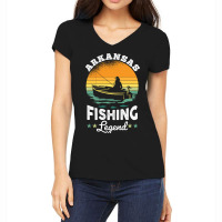 Arkansas Fishing Legend Usa Fisher Gifts Women's V-neck T-shirt | Artistshot