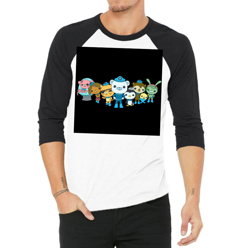 The Octonauts Poster Hipster 3/4 Sleeve Shirt | Artistshot