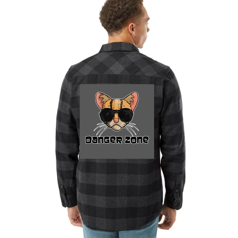 Archer Danger Zone Parody Of Cute Cat By Adeel Mushtaq Poster Summer ( Flannel Shirt by nanzolveyt | Artistshot