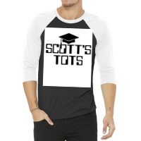 The Office Scottx27s Tots Poster Boy 3/4 Sleeve Shirt | Artistshot