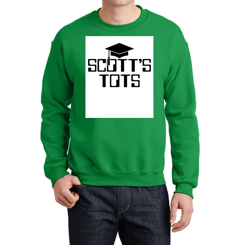 The Office Scottx27s Tots Poster Boy Crewneck Sweatshirt | Artistshot