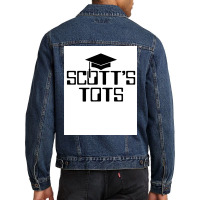 The Office Scottx27s Tots Poster Boy Men Denim Jacket | Artistshot