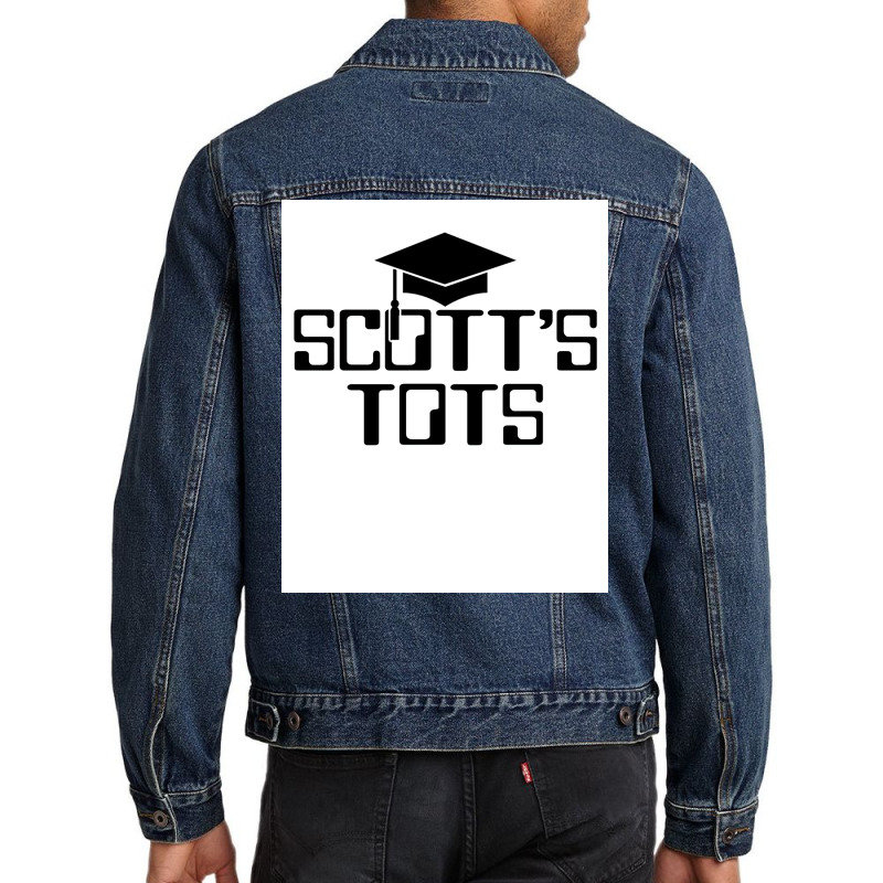 The Office Scottx27s Tots Poster Boy Men Denim Jacket | Artistshot