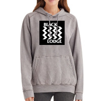 Black Lodge Flag Poster Humor (1) Vintage Hoodie | Artistshot