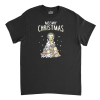 Ugly Cat Christmas Sweater Meow Christmas Classic T-shirt | Artistshot