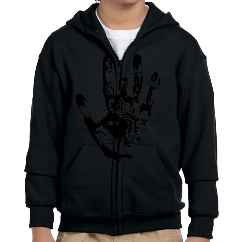 Jerry Hand-8zo6d Youth Zipper Hoodie | Artistshot