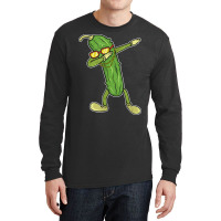 Dabbing Pickle Dancing Cucumber Gift Pickleball T Shirt Long Sleeve Shirts | Artistshot