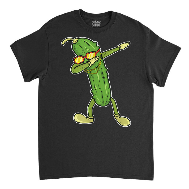 Dabbing Pickle Dancing Cucumber Gift Pickleball T Shirt Classic T-shirt by kogmor58594 | Artistshot