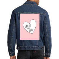 Treat Yo Sposter Cute Men Denim Jacket | Artistshot