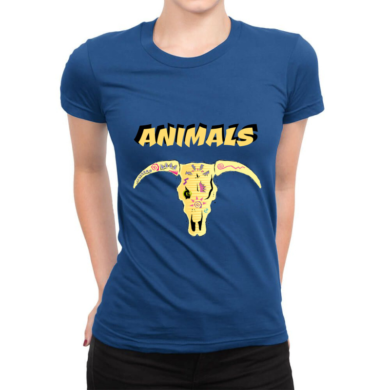 Animal   Animal Ladies Fitted T-Shirt by sarimekar | Artistshot