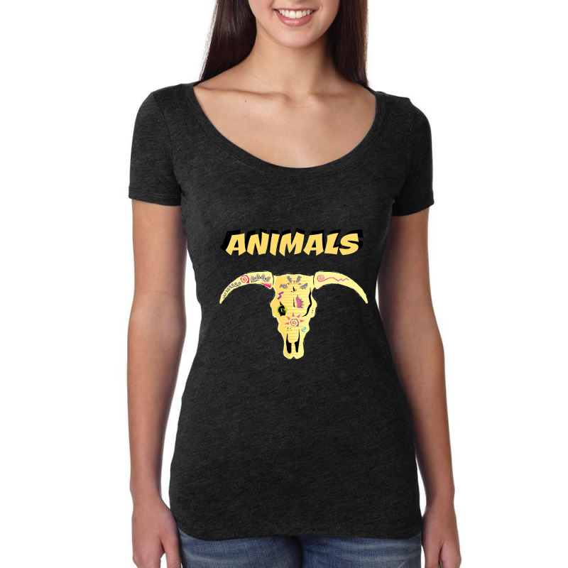 Animal   Animal Women's Triblend Scoop T-shirt by sarimekar | Artistshot