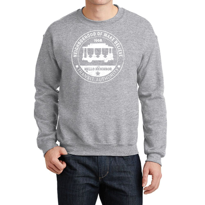 Neighborhood Transit  Gift Blue Crewneck Sweatshirt by jegatjinty9 | Artistshot