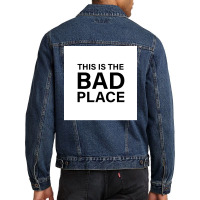 This Is The Bad Place Poster Girl (1) Men Denim Jacket | Artistshot