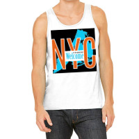 Welcome To The Good Place New York Poster Green Tank Top | Artistshot