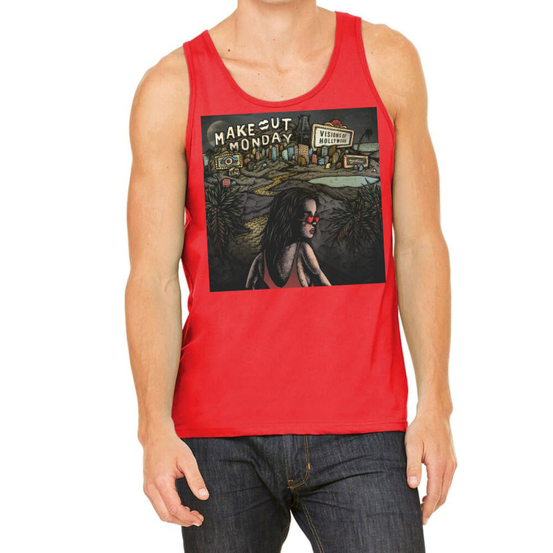 Make Out Monday Visions Of Hollywood Album Cover Poster Travel (1) Tank Top | Artistshot