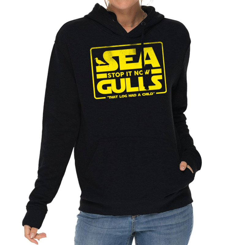 Seagulls Stop It Nature Retro Lightweight Hoodie by spaicperrasu | Artistshot