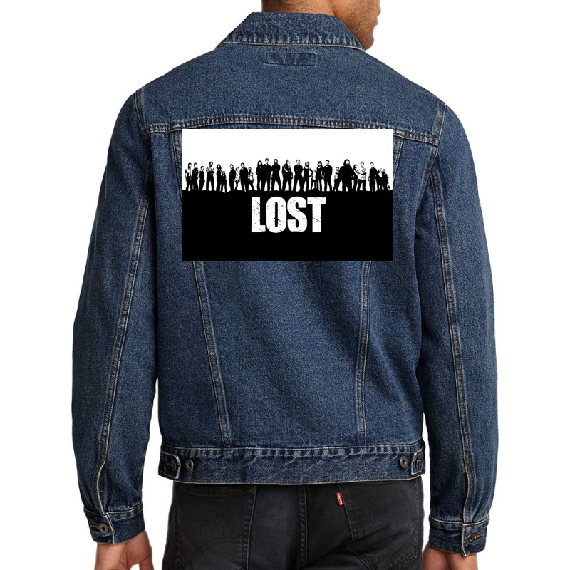 Lost Poster Girl (1) Men Denim Jacket by nanzolveyt | Artistshot