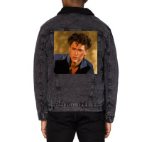 Young Rob Lowe Poster 80s Unisex Sherpa-lined Denim Jacket | Artistshot