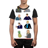 Psych Characters Poster Nostalgia (1) Graphic T-shirt | Artistshot