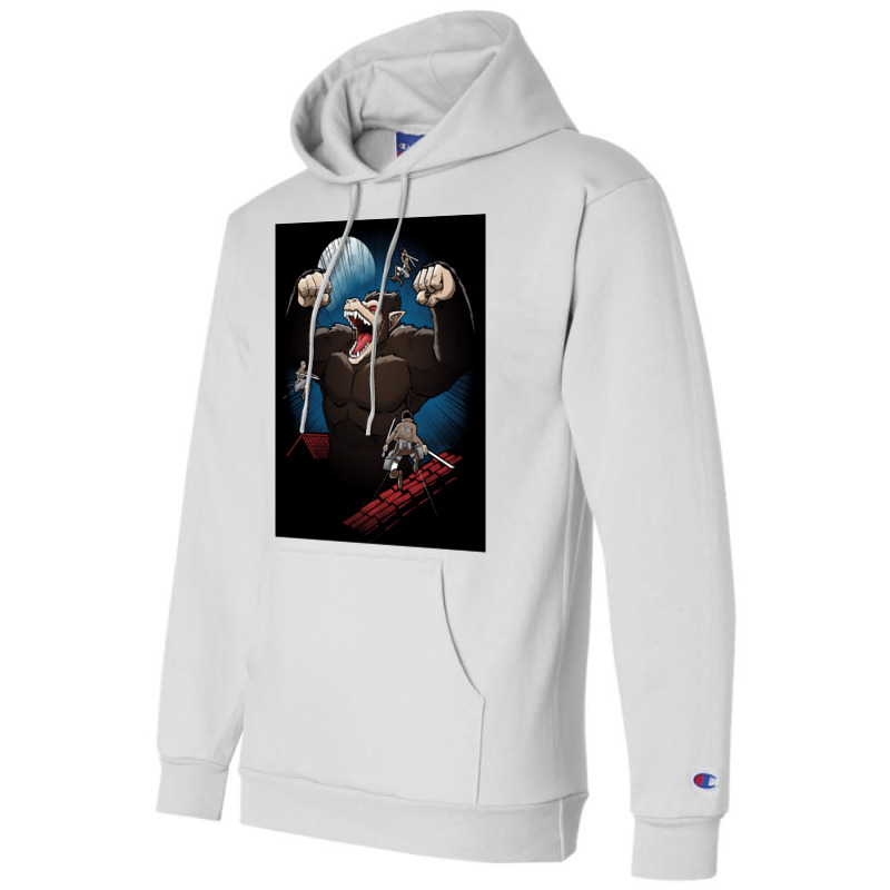 Ozaru Poster Boy (1) Champion Hoodie by peatcrascow | Artistshot