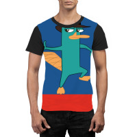 Perry The Platypus From Phineas And Ferb Poster Humor (1) Graphic T-shirt | Artistshot