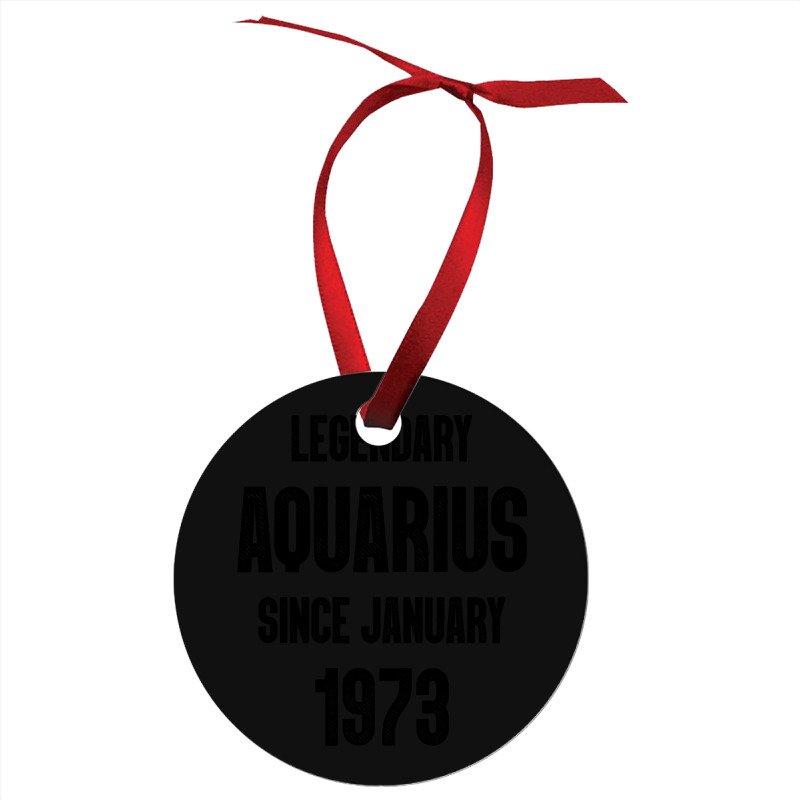 Aquarius Birthday January 1973 Ornament | Artistshot