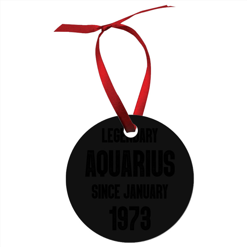 Aquarius Birthday January 1973 Ornament | Artistshot