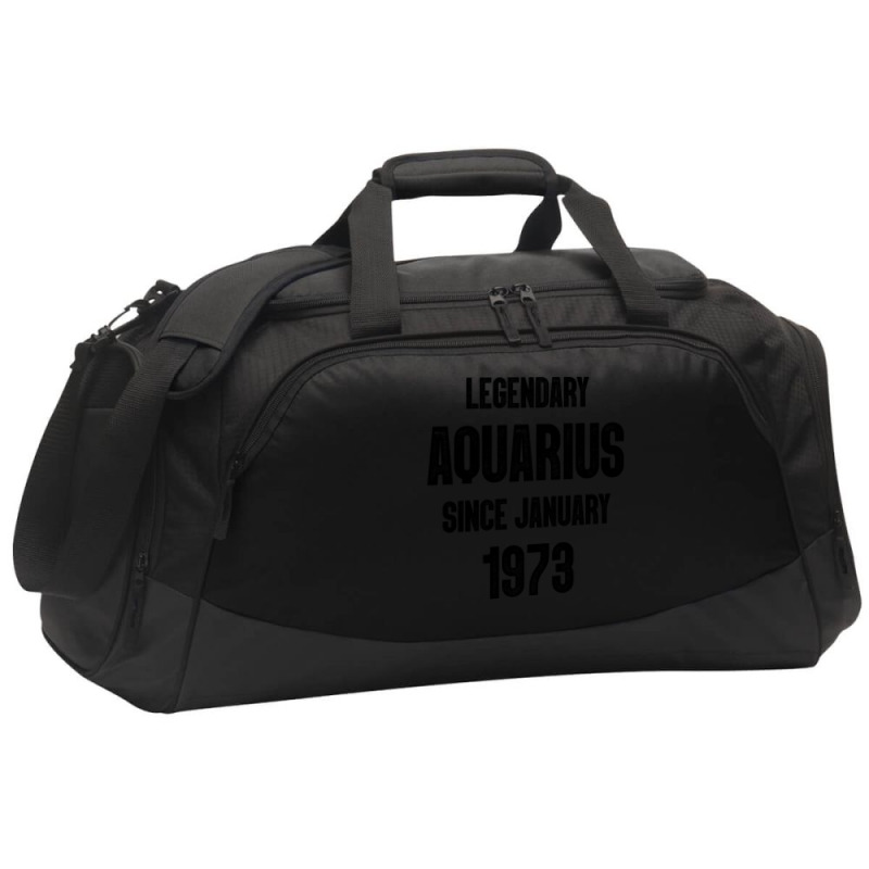 Aquarius Birthday January 1973 Active Duffel | Artistshot