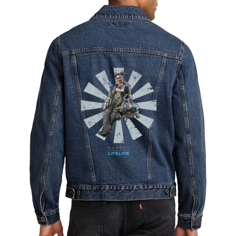 Apex Legends Lifeline Retro Japanese 1 Men Denim Jacket by SheilaAntoinette | Artistshot