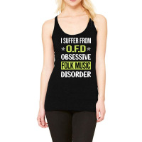 Obsessive Love Folk Music Racerback Tank | Artistshot