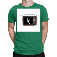 Tv Time Poster Red (1) T-shirt | Artistshot