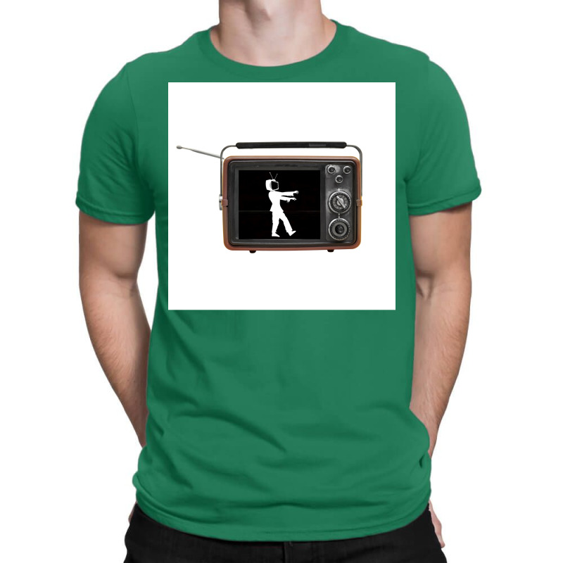 Tv Time Poster Red (1) T-shirt | Artistshot