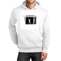 Tv Time Poster Red (1) Unisex Hoodie | Artistshot