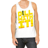 Dill With It Funny Pickle Cucumber 8 Bit Retro T Shirt Tank Top | Artistshot