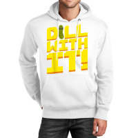 Dill With It Funny Pickle Cucumber 8 Bit Retro T Shirt Unisex Hoodie | Artistshot