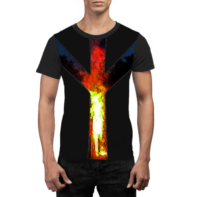 Algiz - Bonfire Graphic T-shirt by venbytumny | Artistshot