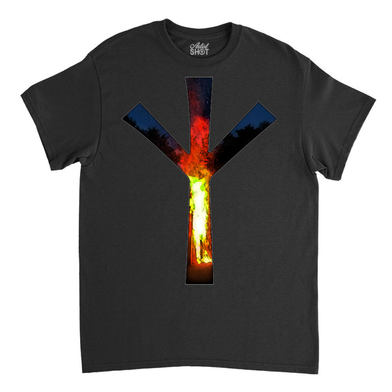 Algiz - Bonfire Classic T-shirt by venbytumny | Artistshot