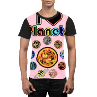 Electric Solar System I Love Quote Girl Graphic T-shirt | Artistshot