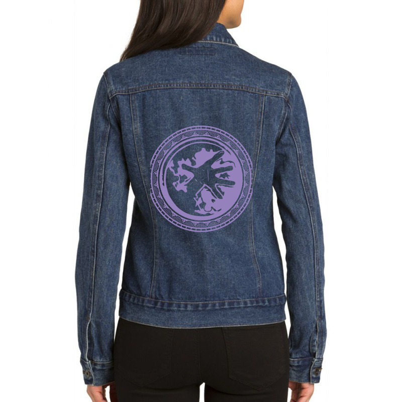 Wow Warlock Class Gaming One Ladies Denim Jacket by MernaPutney | Artistshot