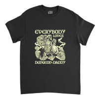 Rpg Gamer Dungeon Daddy D20 Dice Pen And Paper Board Game Classic T-shirt | Artistshot