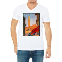 Vintage Siena Italian V-neck Tee | Artistshot