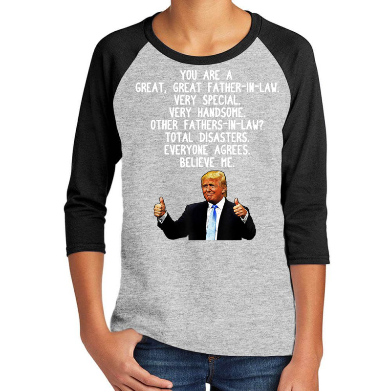 Limited Edition Donald Trump Father-in-law Gag Conservative Dad Youth 3/4 Sleeve | Artistshot